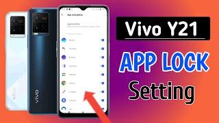 How to lock apps in vivo y21/vivo y21 me app lock kaise kare/app lock setting