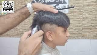 Kids slop hairstyles, new kids best slop haircut tutorial step by step zaibi barber shop Pakistan