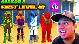 I BECAME THE FIRST LEVEL 40 ON SEASON 5 NBA 2K22 - I UNLOCKED ALL NEW MASCOTS AND REWARDS