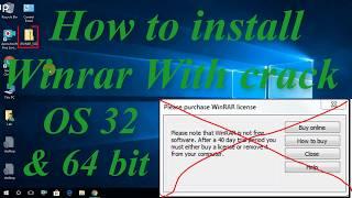 How to install Winrar Crack  OS 32 & 64 bit