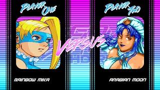 M.U.G.E.N Battles: Rainbow Mika Vs Arabian Moon