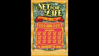 $10 SET FOR LIFE -  Lottery Bengal cat Scratch Off NYS instant win tickets - Did we get a Big Win??