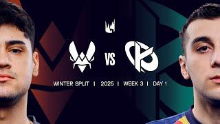 VIT v KC | 2025 LEC Winter | Week 3 Day 1 | Team Vitality vs. Karmine Corp