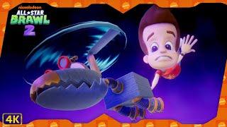 Nickelodeon All-Star Brawl 2 ⁴ᴷ Arcade Mode (Jimmy Neutron gameplay)