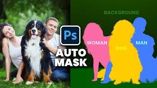 Auto-Mask Everything! - New Hidden Feature in Photoshop