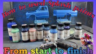 How To: Use Splash Paints,  full tutorial guide