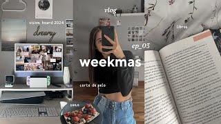 WEEKMAS 3   | días en casa, gym, corte de pelo, propósitos, vision board 2024…