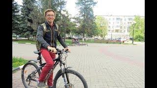 БелПресса: Тимур Халиуллин на велосипеде / Timur Khaliullin rides a bike in Belgorod