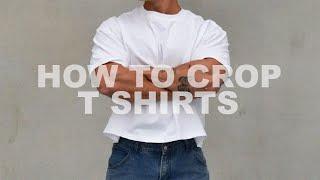 HOW TO CROP A T-SHIRT | EASY