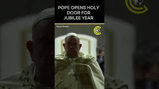 Pope Francis Opens Holy Door, Marking Start Of Jubilee | CLRCUT