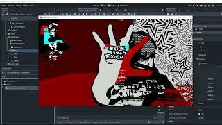 Persona 5 Menu in Godot attempt