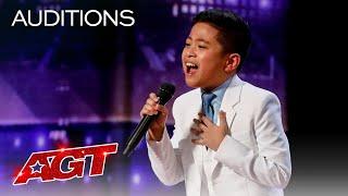 10-Year-Old Peter Rosalita SHOCKS The Judges With "All By Myself" - America's Got Talent 2021