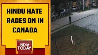 Another Hindu Temple Vandalised In Canada's Ontario |Watch the Video Of Vandalism