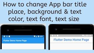 AppBar Widget Tutorial |Flutter Tutorial |Flutter Widget |Shreya's Stuff |2021