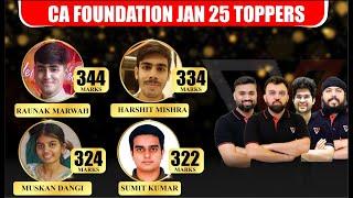 CA Foundation Jan 2025 Result Celebration By Vishwas CA Experts