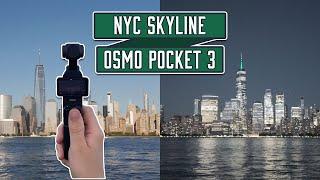 Cinematic New York City Skyline | DJI Osmo Pocket 3 - Sunset & Night (Jersey City Views)