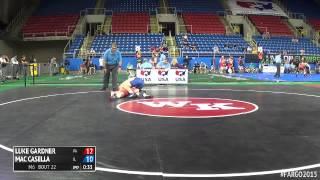 138 Champ. Round 1 - Luke Gardner (Pennsylvania) vs. Mac Casella (Illinois)