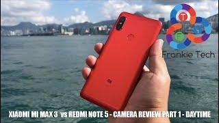 Xiaomi Mi Max 3 vs Redmi Note 5 - Camera Review Part 1 - Daytime