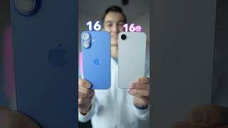 iPhone 16 vs 16e