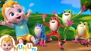 Five Little Speckled Frogs + More Kids Songs | NuNu Tv Nursery Rhymes