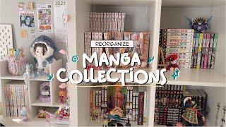 Reorganize my manga collection! ASMR manga shelving 