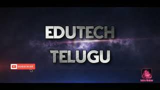 My edutech telugu channel promo or it is an intro