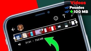 Cómo ENVIAR VIDEOS PESADOS POR WHATSAPP ▷ SIN LÍMITE 2023