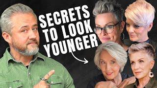 5 Short Grey Hairstyles That will make you LOOK YOUNGER AFTER 50 / GAME CHANGERS! #youthful #over50