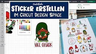 Wichtel Sticker erstellen im Cricut Design Space - ‍ Offset, ebnen & Konturen richtig anwenden