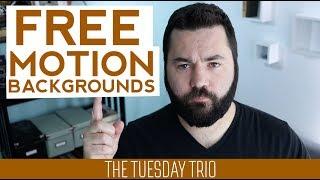 3 Free Motion Backgrounds Sites [The Tuesday Trio]