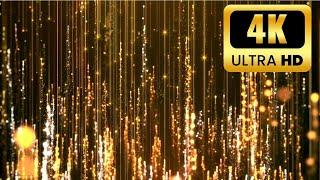 Gold Glitter Background | 4K Art TV Screensaver Video