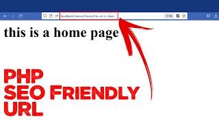 Why & how to get clean SEO friendly URLs in PHP using htaccess file | Quick programming tutorial