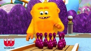 Monster Math Squad | Count the Bowling Pins | Learning Numbers Series