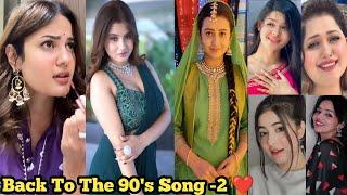 Back to the 90's Song Video-2 ️|Beautiful Girl's 90's Song Tiktok|Romantic 90's Song|Superhits 90s