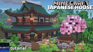 Minecraft Tutorial - How to Build a Japanese House Tutorial