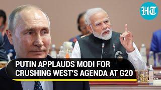 Putin Salutes Modi For Defeating West's Ukraine 'Propaganda' At G20; 'India Managed To...' | Watch