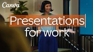 Canva | Presentations for work