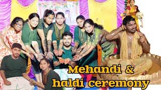 My brother's mehandi & haldi ceremony ️