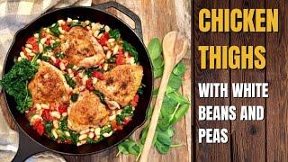 Tuscan Chicken Thighs with white beans | Chef Brians Kitchen