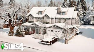 COZY CHRISTMAS HOUSE | The Sims 4 - no cc.