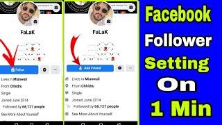 Followers on Facebook Settings 2021 || How to activate follower option in facebook account