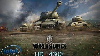 Intel HD4600 World of Tanks Gameplay