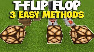 EASY T-Flip Flop Switch Minecraft 1.21 (Java & Bedrock)