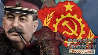 Сталин строит СССР на Кавказе в HOi4 by blood Alone