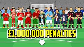 LAST FOOTBALLER TO MISS A PENALTY WINS £1,000,000! (Feat Ronaldo Messi Neymar Mbappe Haaland +more)