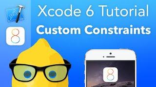 XCode 6 Tutorial Universal Constraints - IOS 8 Geeky Lemon Development