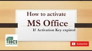 How to Activate MS Office without Product Key| Very easy method