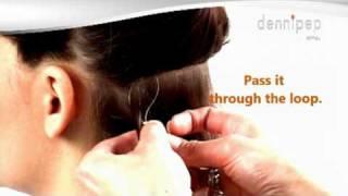 Micro ring loop hair extensions how to apply step-by-step instructions