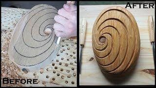 Hand Carving a Tobi Mask from Naruto
