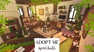 Tiny Cozy Cabin Glitch Interior Speed Build ️ Roblox Adopt Me